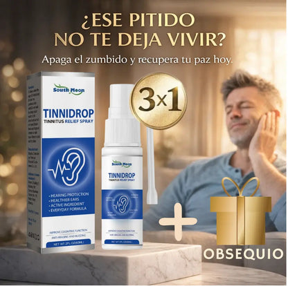 Tinnidrop™ — Fórmula de Calma Auditiva: ¡Combo 3x1 de Lanzamiento!