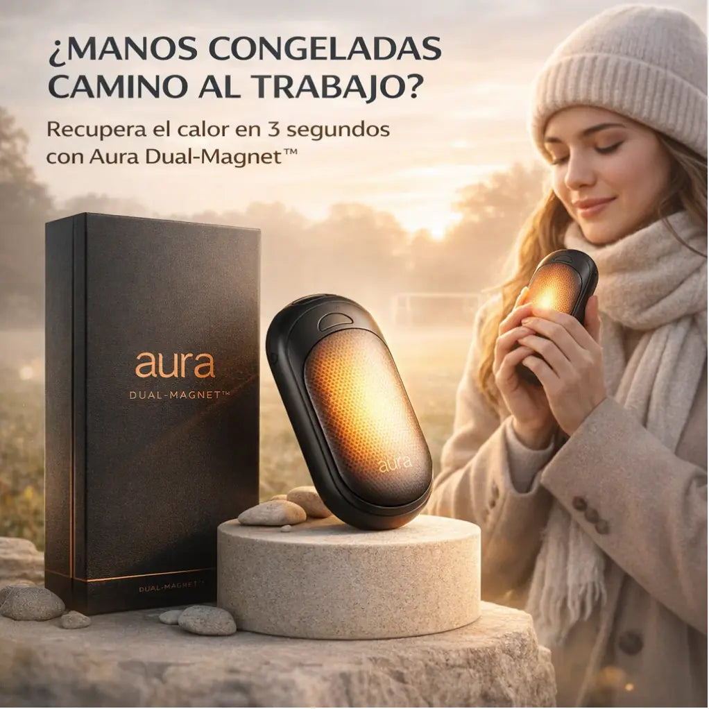 Aura Dual-Magnet™ Calentador de manos