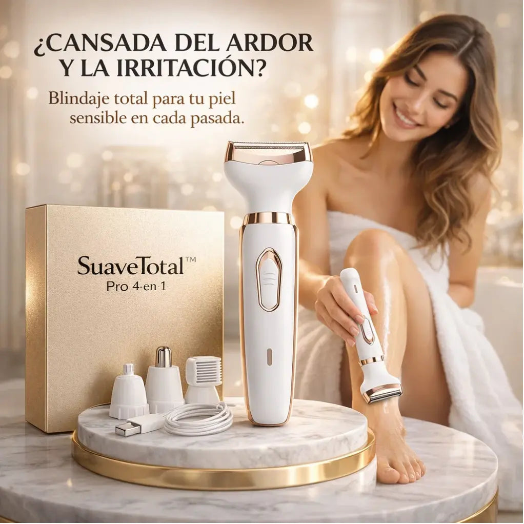 SuaveTotal™ Pro 4-en-1: Tecnología Anti-Irritación