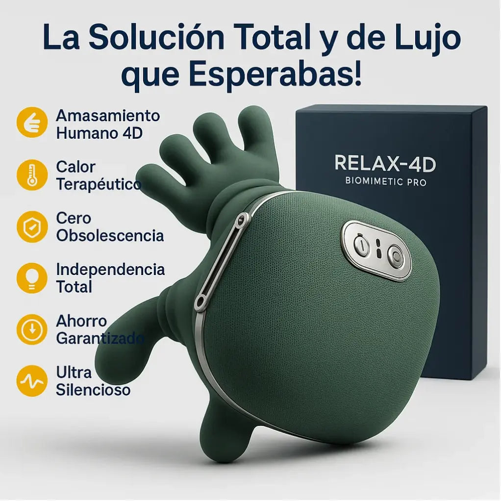Masajeador Relax-4D Biomimetic Pro.