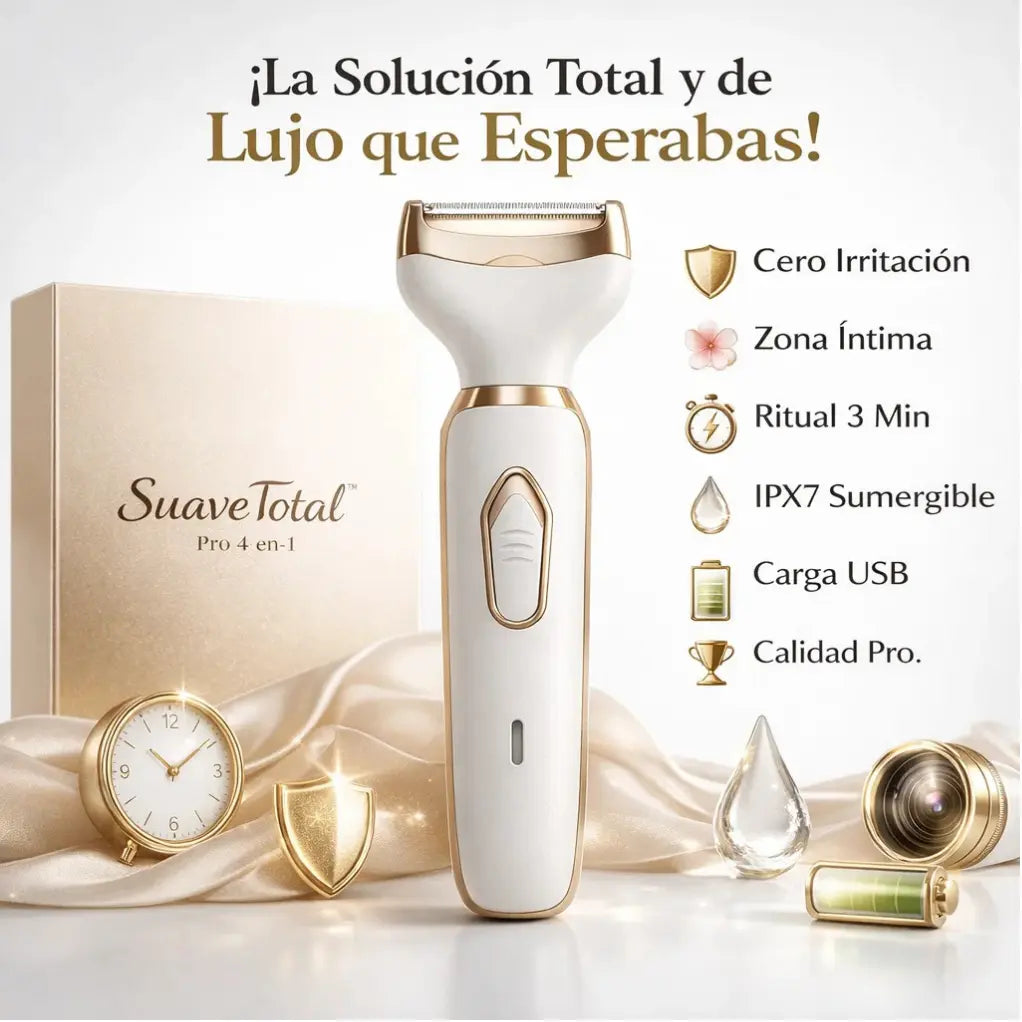 SuaveTotal™ Pro 4-en-1: Tecnología Anti-Irritación