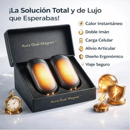 Aura Dual-Magnet™ Calentador de manos