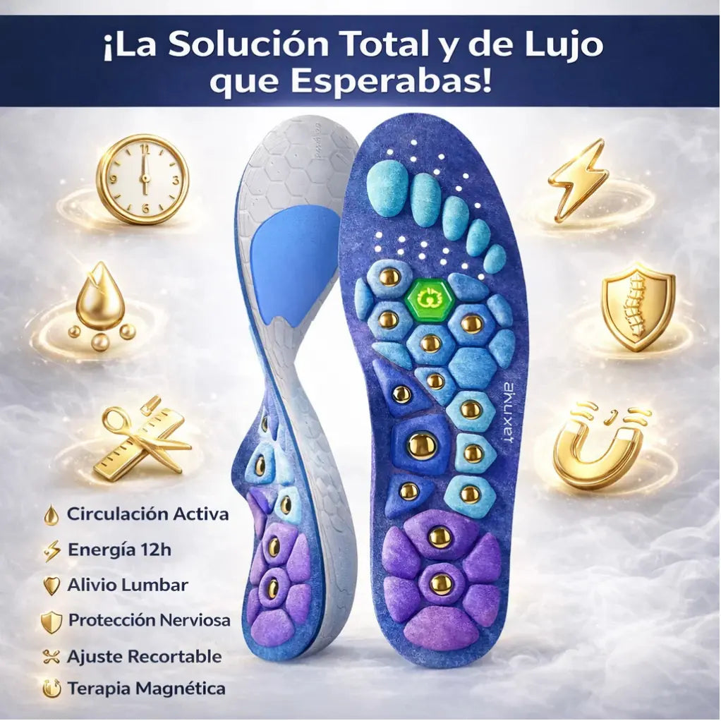 VitalityMagnet™ Pro Talla 35-39 Universal – Plantillas de Reflexología Clínica