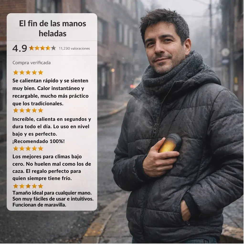 Aura Dual-Magnet™ Calentador de manos