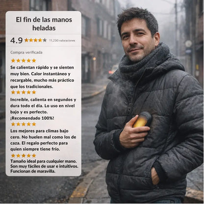 Aura Dual-Magnet™ Calentador de manos