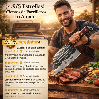 Hacha Serbia "Legado Pro" - Edición Maestro Parrillero.