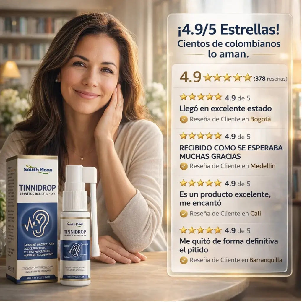Tinnidrop™ — Fórmula de Calma Auditiva: ¡Combo 3x1 de Lanzamiento!