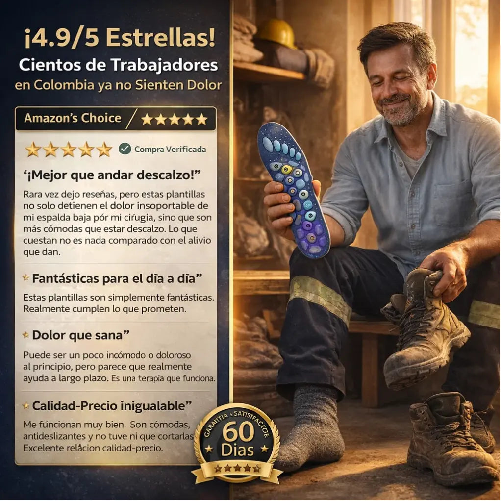 VitalityMagnet™ Pro Talla 35-39 Universal – Plantillas de Reflexología Clínica