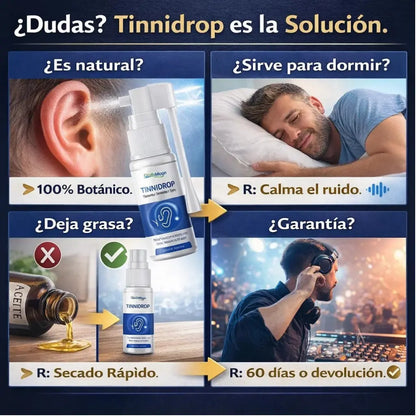 Tinnidrop™ — Fórmula de Calma Auditiva: ¡Combo 3x1 de Lanzamiento!