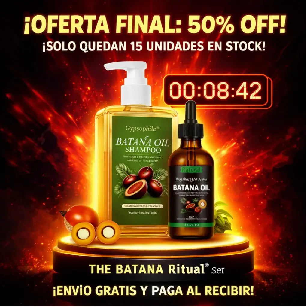 Sistema de Restauración Capilar Batana Ritual® (Combo Premium: Shampoo Anticaída 300ml + Aceite Concentrado de Batana 60ml)