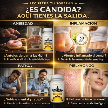Pure Peak Candida Cleanse – Kit de Transformación 2x1