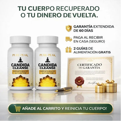 Pure Peak Candida Cleanse – Kit de Transformación 2x1