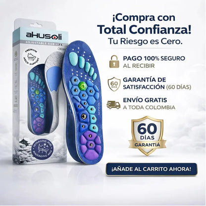 VitalityMagnet™ Pro Talla 35-39 Universal – Plantillas de Reflexología Clínica