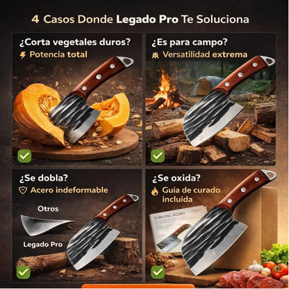 Hacha Serbia "Legado Pro" - Edición Maestro Parrillero.