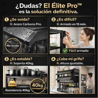 Élite Pro™ Escurridor De 2 Niveles 65cm Ancho